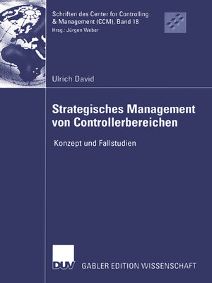 cover image of Strategisches Management von Controllerbereichen